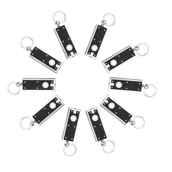 20 pcs Mini Flashlight LED Camping Keyring Flashlight Keychain Light Flashlight