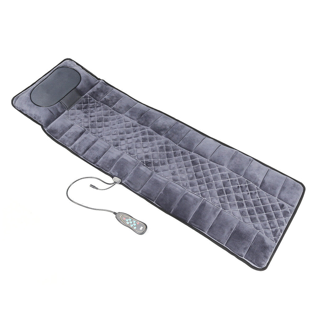 Multifunctional Electric Massage Mat Airbag Traction Hot Compress Full Bod Massage Mat Foldable Wave-like Vibration Massage Mat