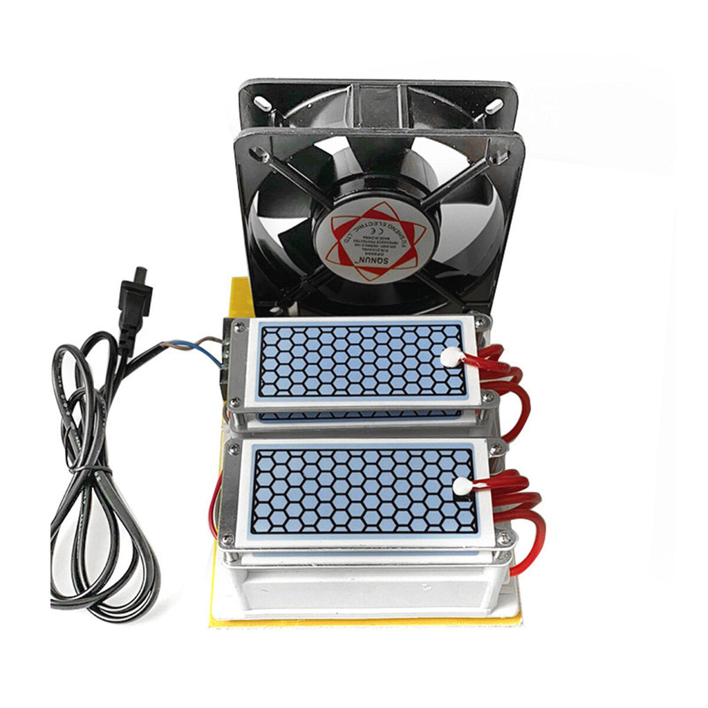 110/220V Portable 20g Ozone Generator Integrated Ceramic Ozonizer Disinfection Deodorizer With Fan