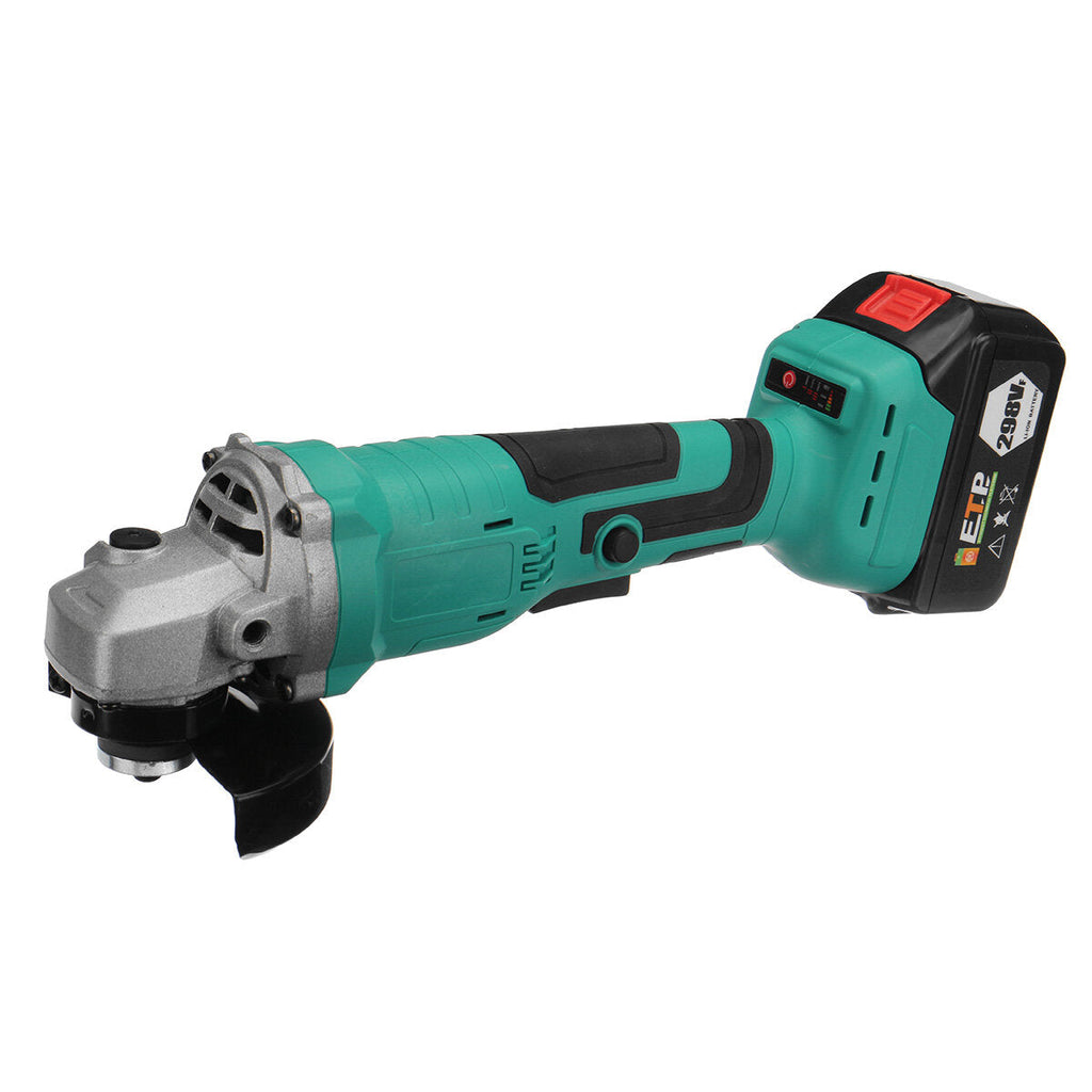 298VF 100mm/125mm Brushless Cordless Angle Grinder Portable Cutting Grinding Polishing Machine