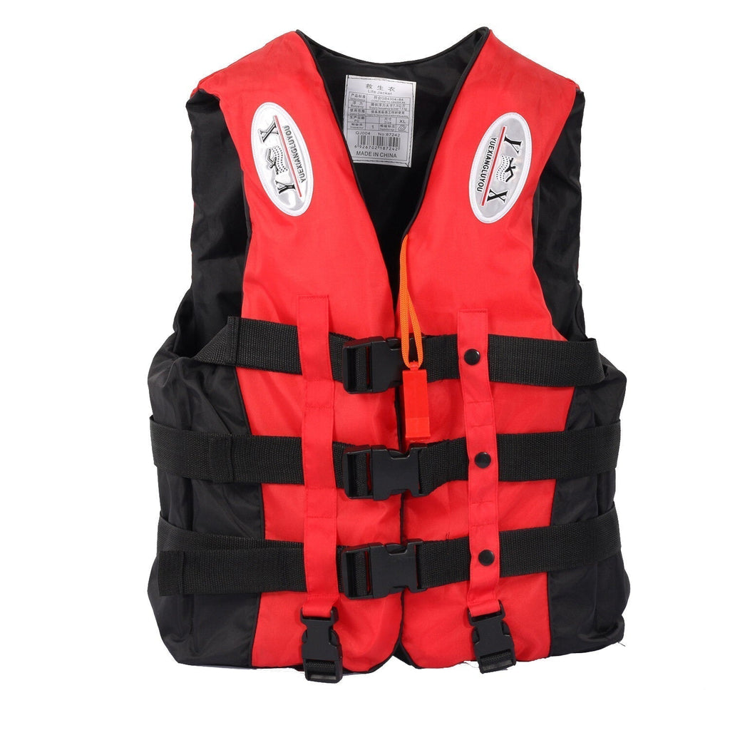 Universal Outdoor Life Jacket Swimming Boating Skiing Driving Vest Survival Suit for Adult Children S -XXXL