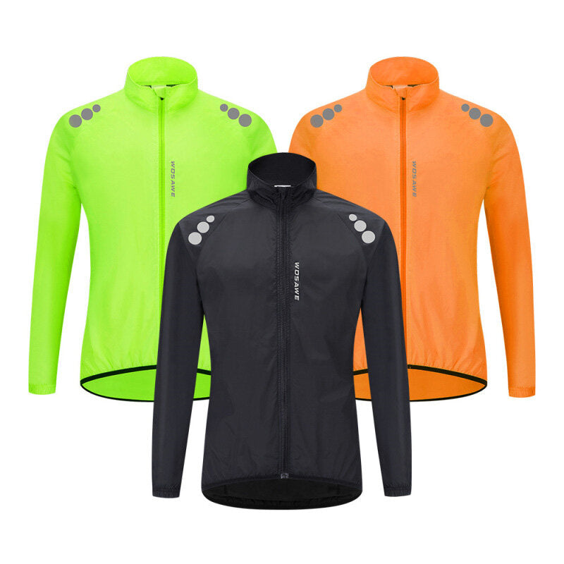 Cycling Clothes Reflective Windproof Breathable Jacket MTB Bike Bicycle Quick Dry Windbreaker Coat