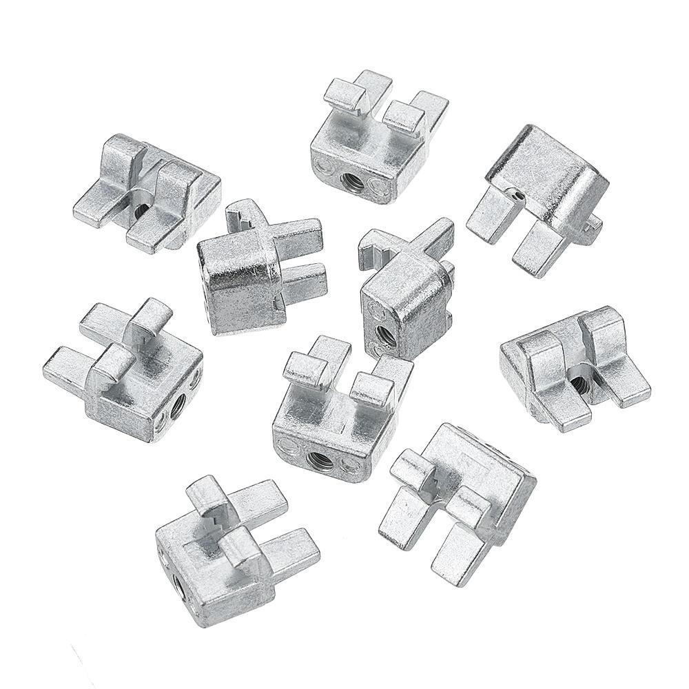 10pcs 3030/4040/4545 Aluminum Fittings Extrusions Grid Fixed Head for Aluminum Extrusions Profiles