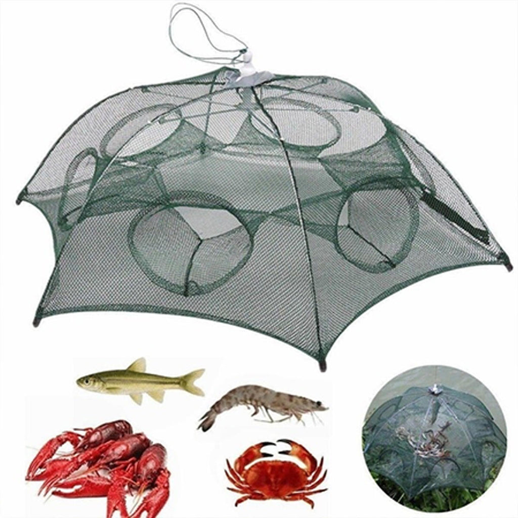 Folding Fishing Net Fishing Bait Net Crab Fish Minnow Crawfish Shrimp Net