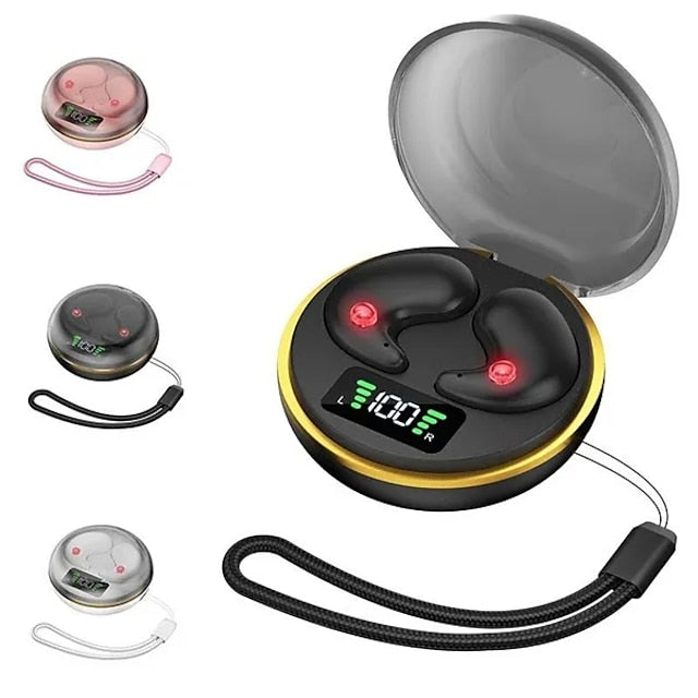 Mini Wireless Earbuds with Charging Case Bluetooth 5.3 in Ear Light-Weight Headphones, Immersive Premium Sound Long Distance Connection Headset