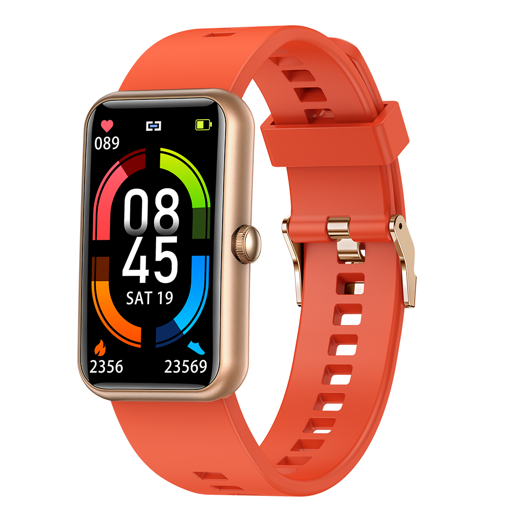 1.45 inch HD Touch Screen Heart Rate Blood Pressure SpO2 Monitor 24 Sports Modes 40 Days Standby IP68 Waterproof Smart Watch