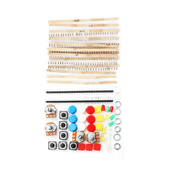 Electronic Parts Component Resistors Push Button Switch Kit Geekcreit for Arduino