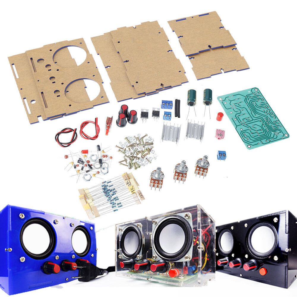 220V 2x3W Small Power Amplifier Audio DIY Production Parts TDA2030A Active Audio DIY Electronic Kit