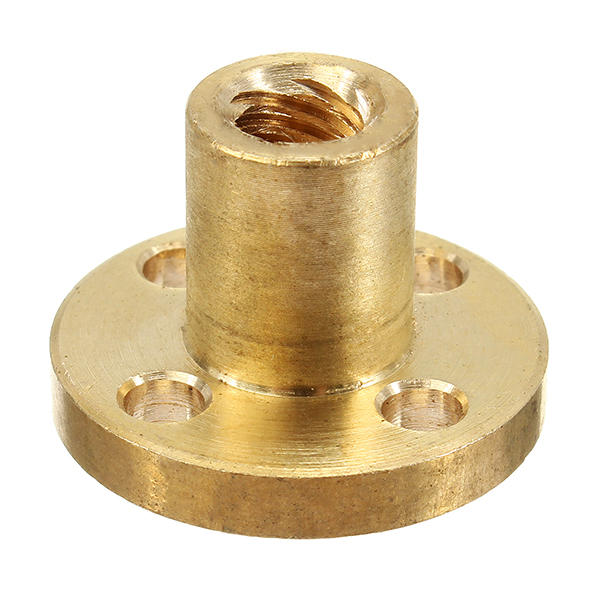 2mm Pitch Copper Screw Nut Brass Nut For Stepper Motor 6mm Thread Lead Screw CNC Parts