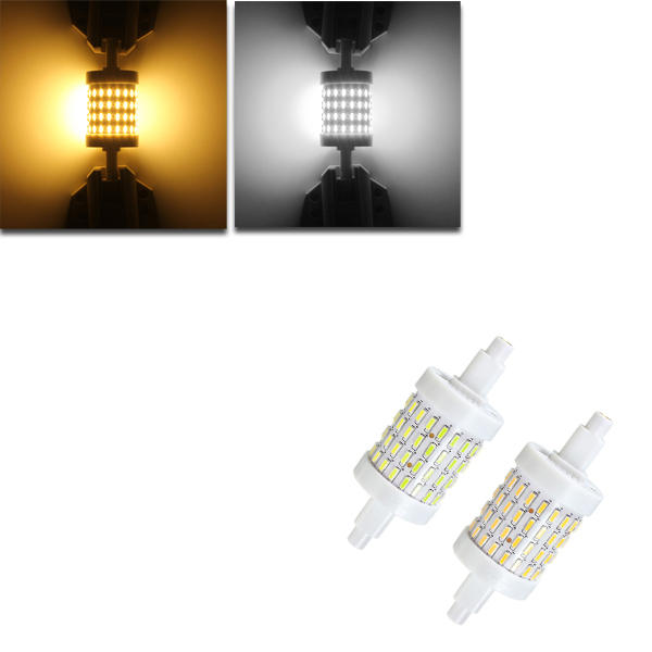 5W 72 SMD 4014 78mm LED Warm White White Corn Light Lamp Bulb AC85-265V