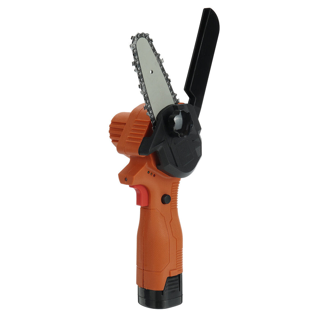 4 Inch Mini Rechargable Chainsaw 18V One-Hand Electric Chain Saw Wood Pruning Shears