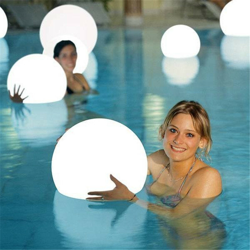 Waterproof LED Garden Ball Light RGB Underwater light IP68 Outdoor Christmas Decorations Wedding Party Lawn Lamps Swimming Pool Floating