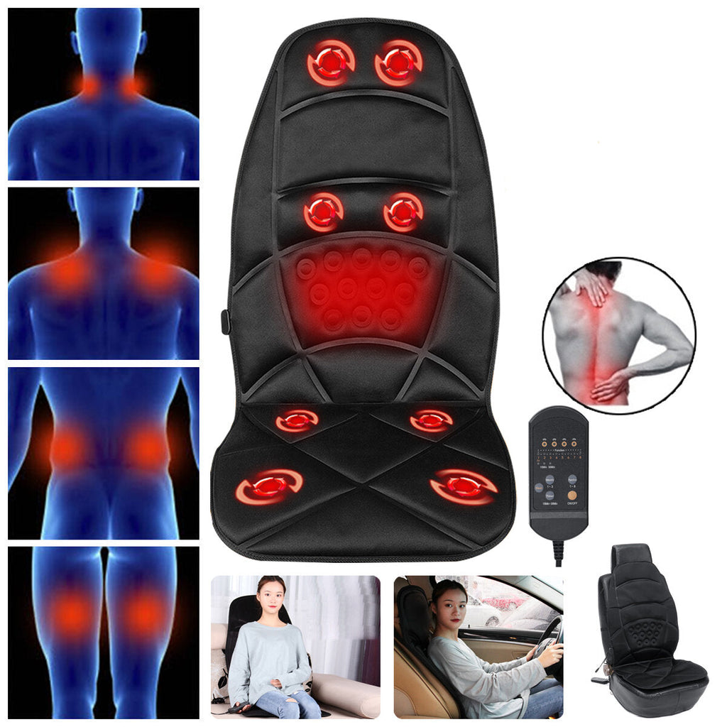 8 Massage Modes Three-intensity Massage Cushion Hot Compress Waist Back Massage Pad Constant Temperature Control Massage Pad