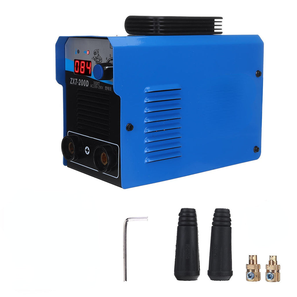 Portable Mini 20-200A Welding Machine Power MMA IGBT Inverter Welder LCD Display