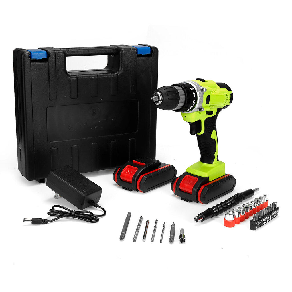 3 in 1 Multifunctional Cordless Electric Drill 48VF 25+3 3/8-Inch Chuck Impact Drill