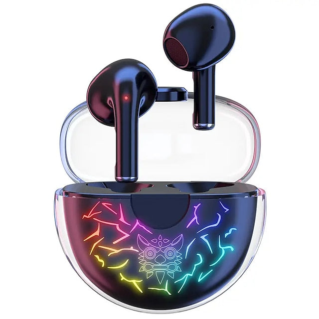 Wireless Earbuds HiFi Stereo In-Ear Headphone With RGB Light Sport Headset For Android IOS