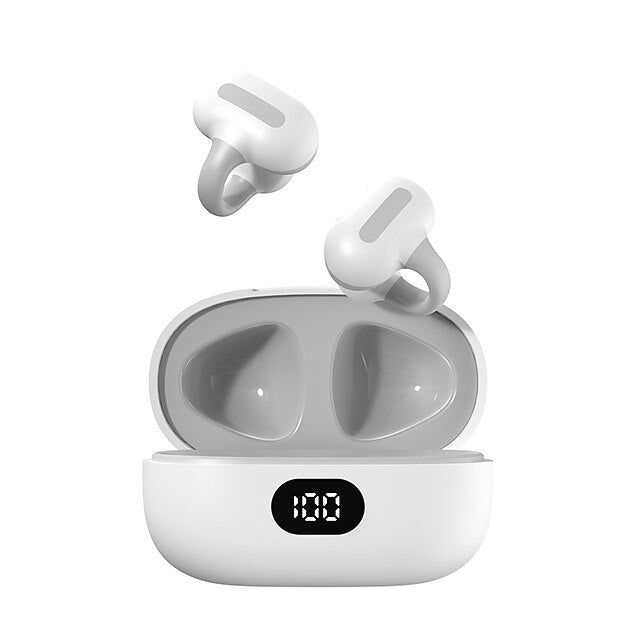 True Wireless Headphones TWS Earbuds Ear Clip Bluetooth 5.3 Stereo Surround sound HIFI for Travel Entertainment