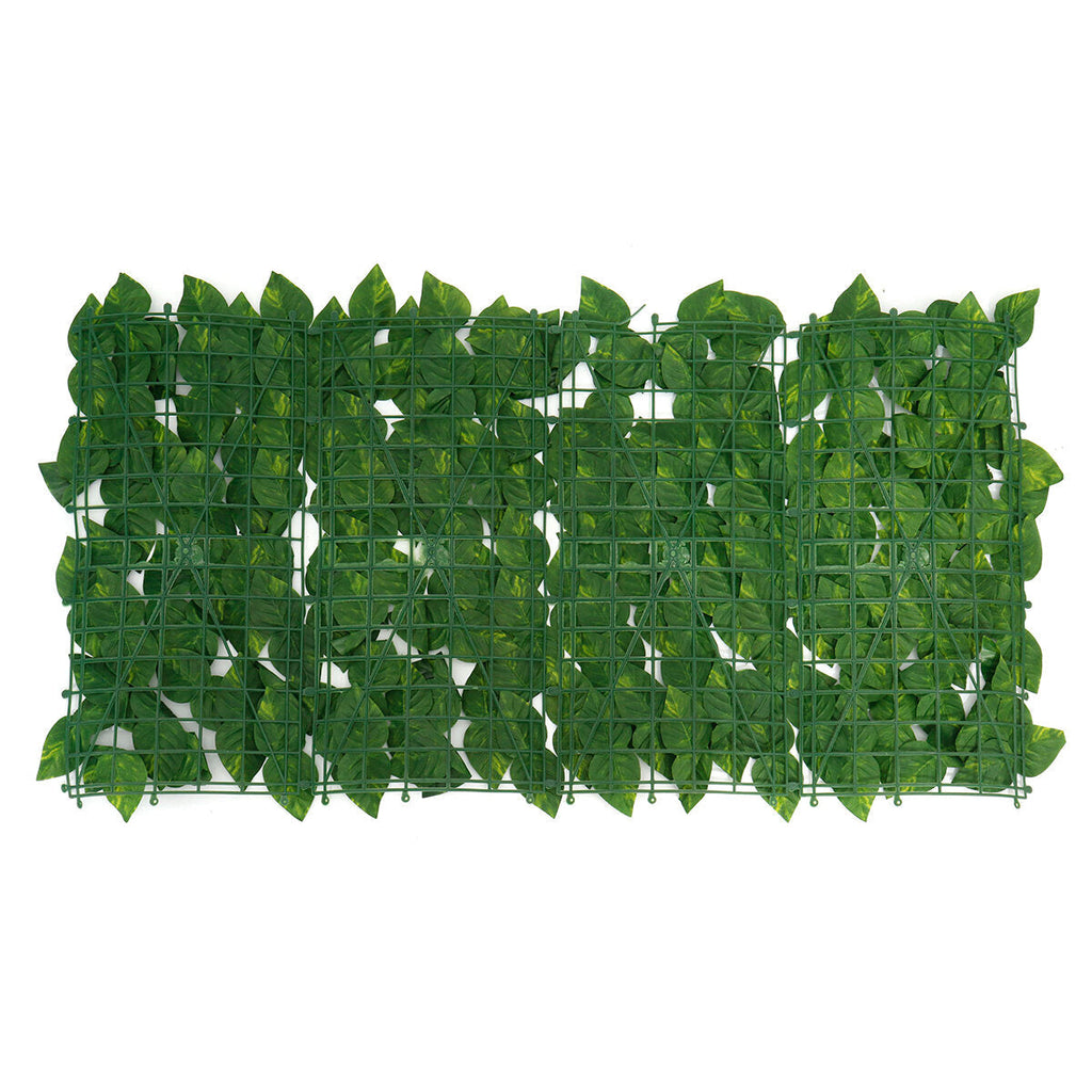 0.5M Outdoor Artificial Faux Ivy Leaf Privacy Fence Screen Decor Panels Hedge Garden Wall Cover