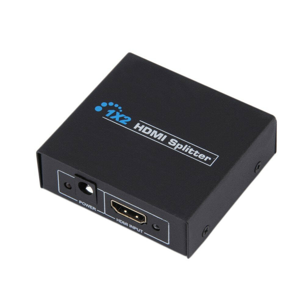 Video HD Splitter Adapter 1 In 2 Out Dual Display Full HD 1080P Splitter Adapter Amplifier Hub EU Plug US plug