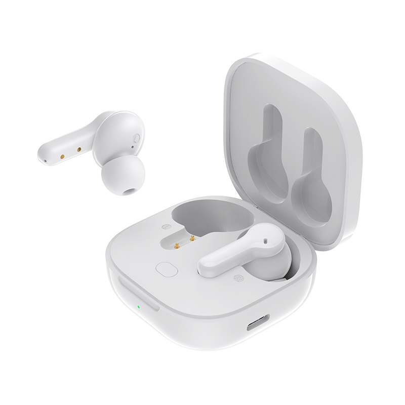 TWS Bluetooth V5.1 Earphone Stereo 4 Mic HD Calls Wireless Earbuds Touch Control Type-C Quick Charge Earphones