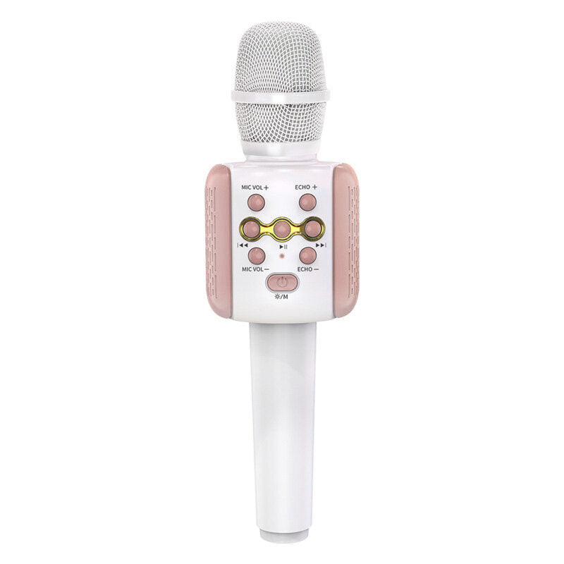 Wireless Bluetooth Condenser Microphone for Karaoke Mobile Phone PC Speaker Audio Player