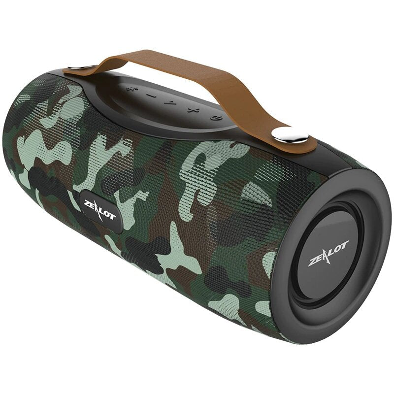 Bluetooth Speaker FM Radio Wireless Portable Speaker Boombox with Flashlight Support TWS TF AUX USB Flash Drive