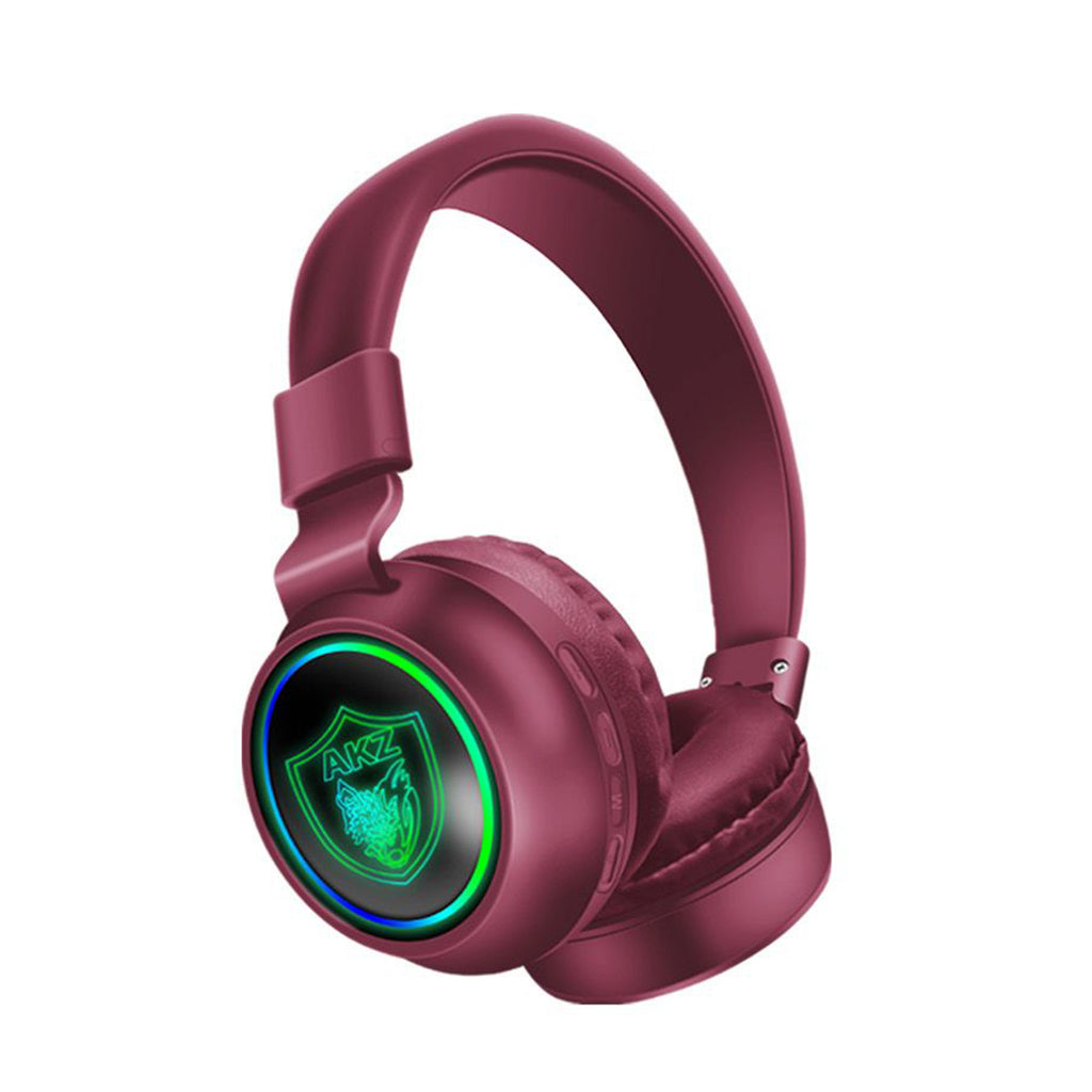 Gaming Headphone Bluetooth Headset BT5.0 Colorful Lights Long Lasting Life Headphone with Mic