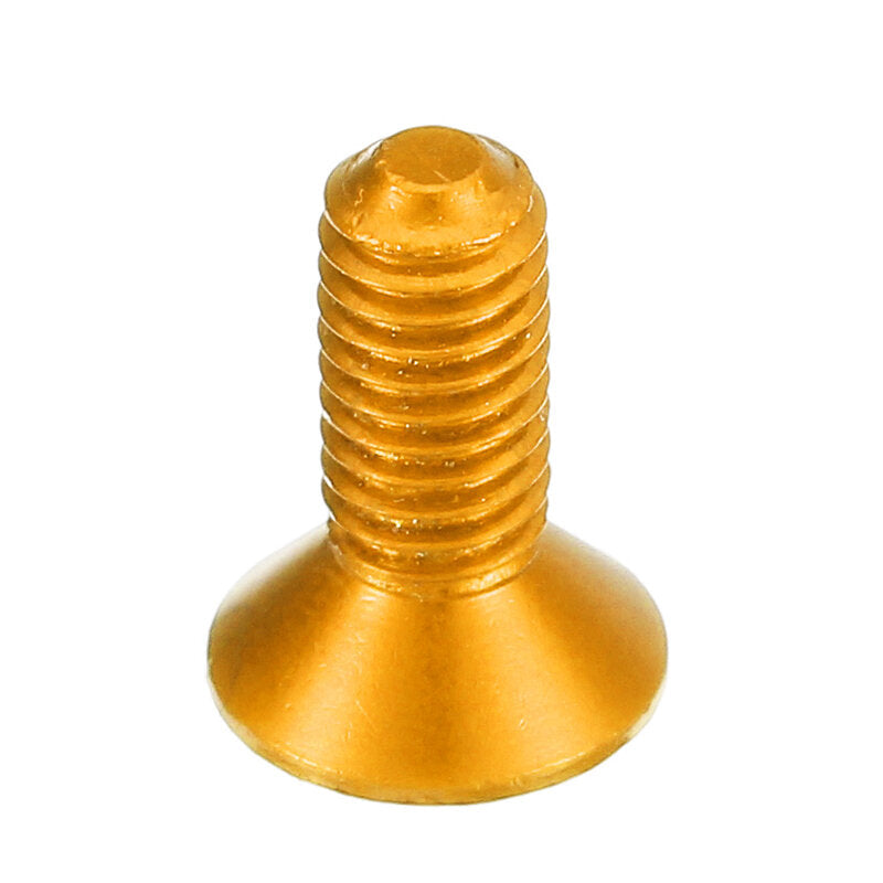 10pcs M3x10mm Countersunk Hex Socket Screw 7075 Aluminum Alloy Flat Head Metric