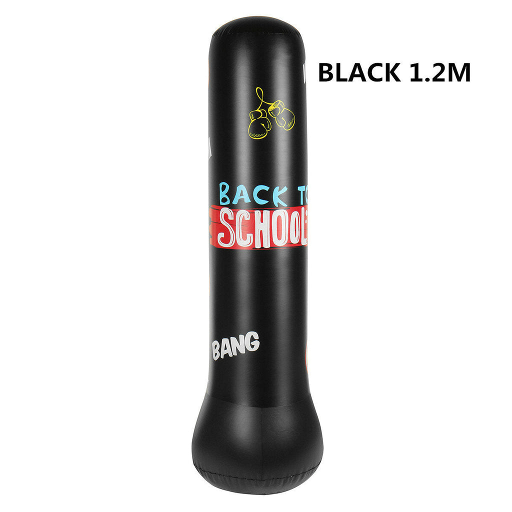 1.2/1.5/1.6m Folding Inflatable Boxing Training Standing Punching Bag Fitness Sport Boxing for Children Adult