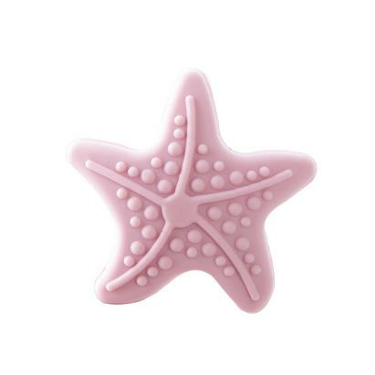 Starfish Silicone Door Knob Mute Luminous Elastic Stickers Crash Buffer Wall Protector Stickers