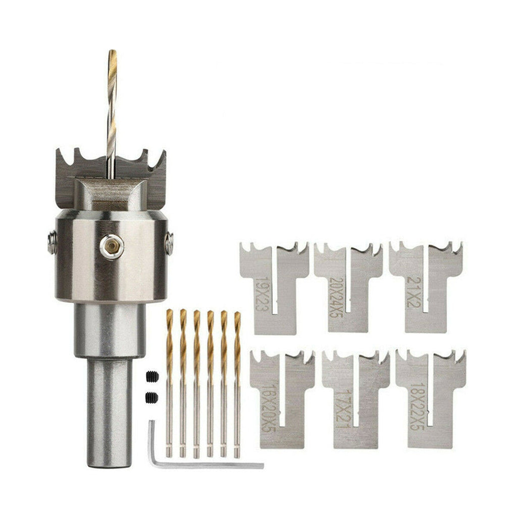 16-24mm Woodworking Bead Drill Bits 10mm Shank Milling Cutter Wooden Ball Car Router Bit Tool