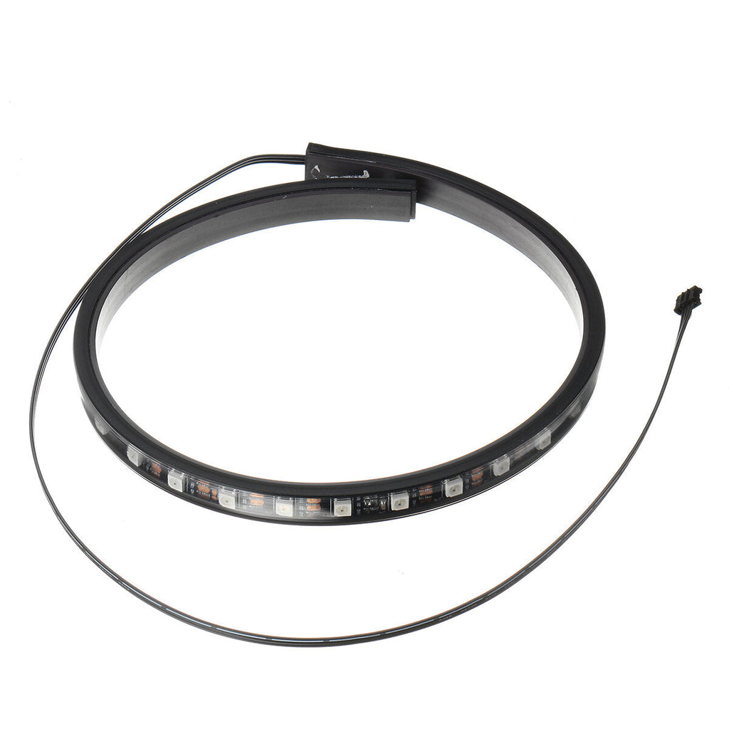 12cm 1 Fan Colourful RGB LED Ring PC 12cm Case Cooling Fan and Controller LED Light Bar