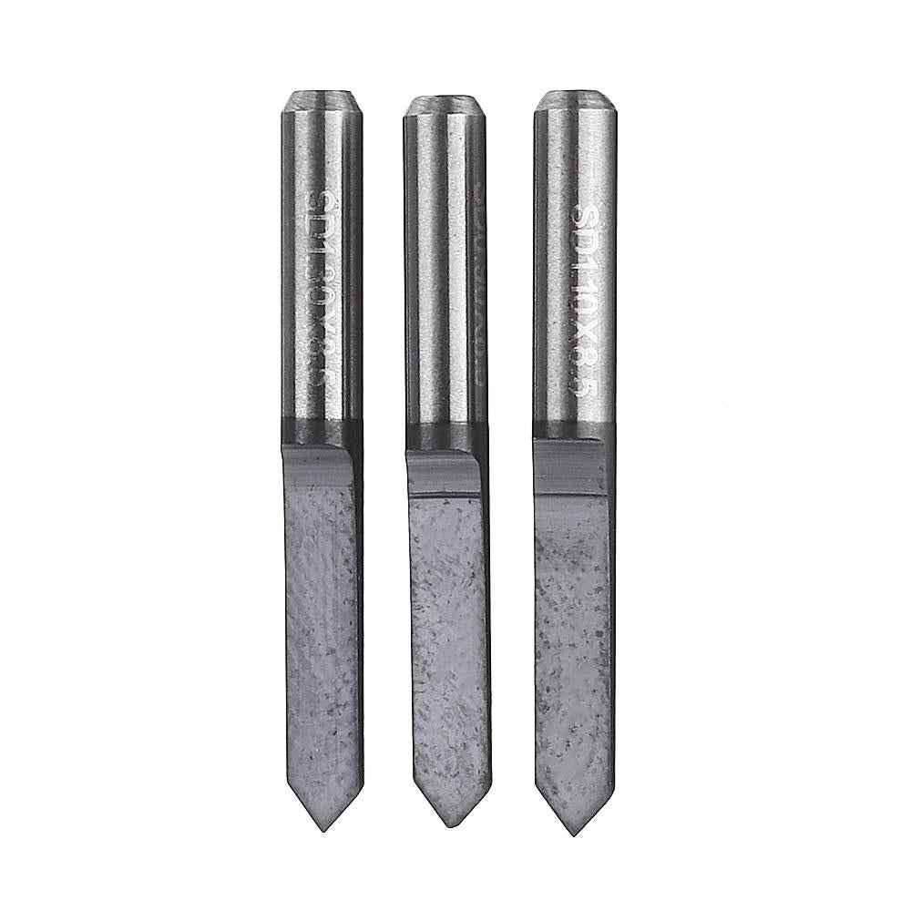 0.1-0.5mm 90 Degree PCB Drill Bit 0.1/0.2/0.3/0.4/0.5mm TiAlN Coated Flat Bottom PCB Drill CNC Engraving Bit