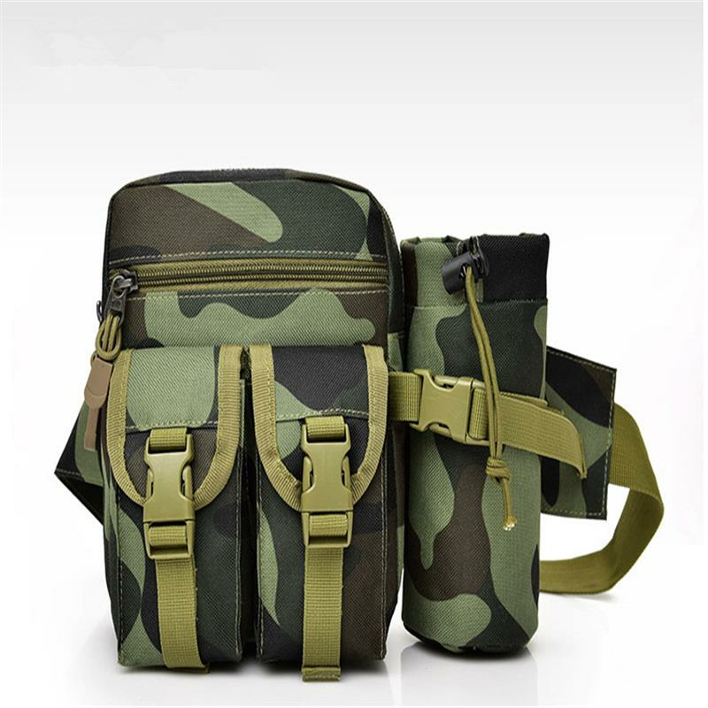 Multifunction Large Capacity Travel Backpack Riding Water Bottle Pockets Outdoor Tactical Bag