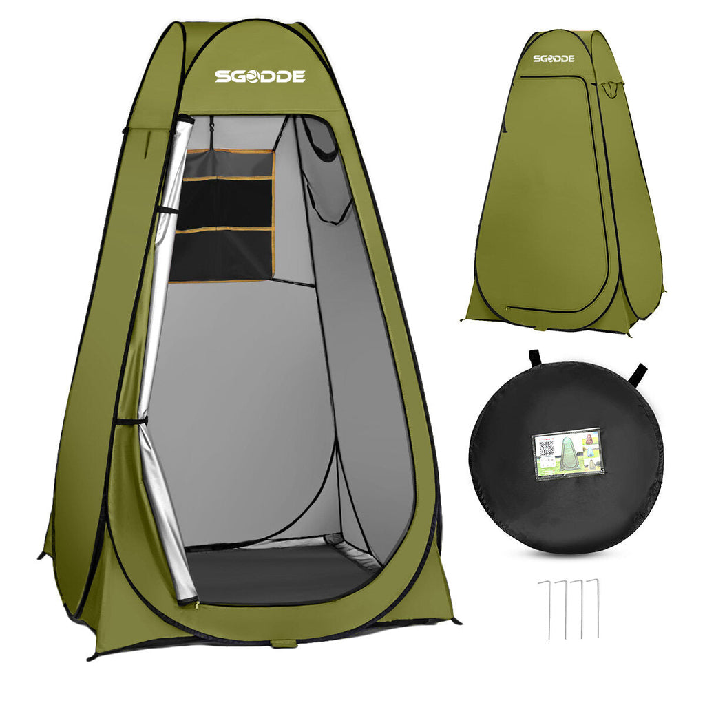 Privacy Shower Tent Single Camping Tent Toilet Changing Room Rain Shelter Hiking Beach