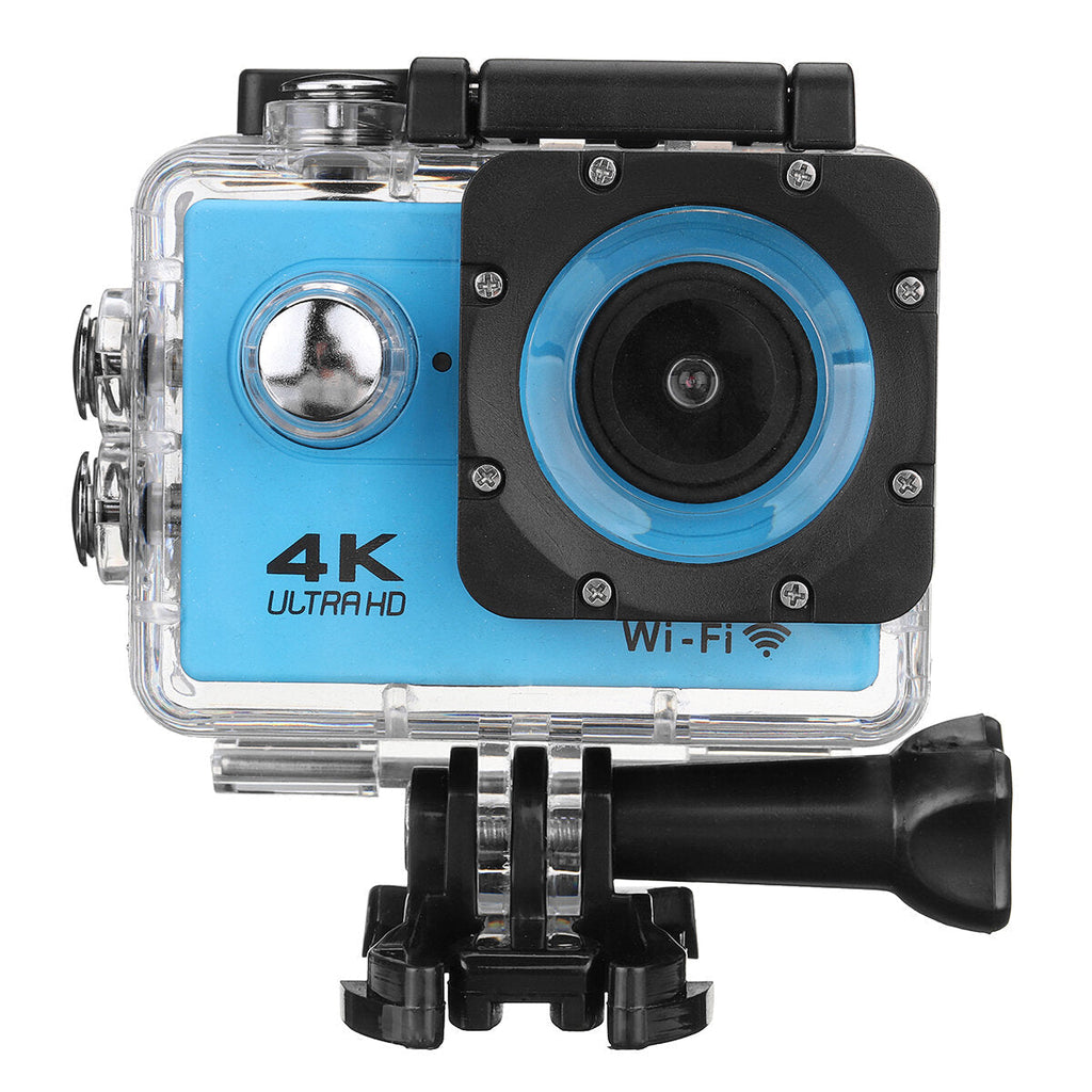 Action Camera WiFi 4K Sports Camera Ultra HD 30M 170 Wide Angle Waterproof DV Camcorder with EIS Gyroscope Dual Anti Shake