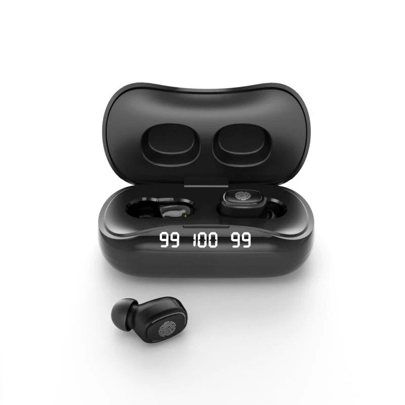 Bluetooth 5.1 Earphones Wireless Headphone 9D Stereo Sports Earbuds Headsets With Microphone