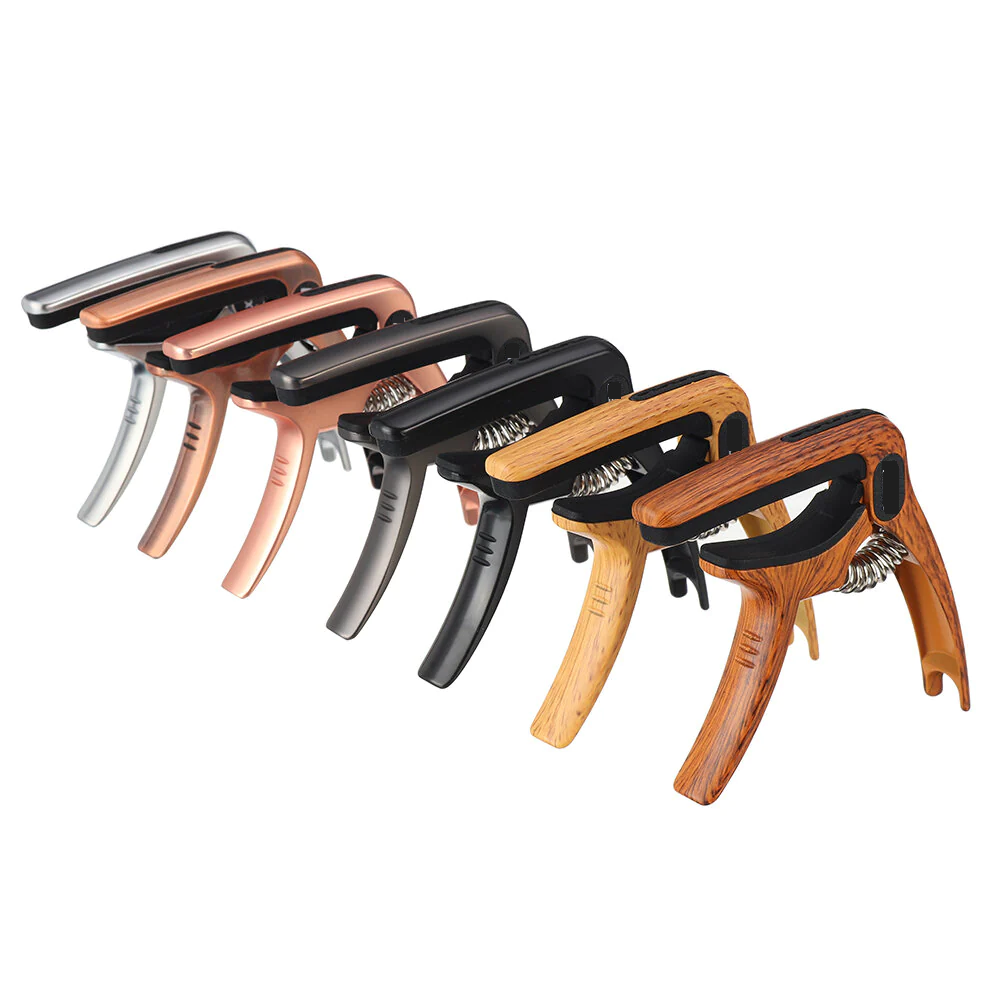 3in1 Zinc Metal Capo for Acoustic and Electric Guitars,Ukulele,Mandolin,Banjo,Classical Guitar Accessories