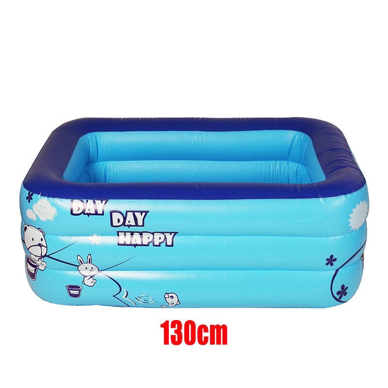 1.2/1.3/1.5M Large Inflatable Anti-slip Swimming Pool Outdoor Children Paddling Bathtub