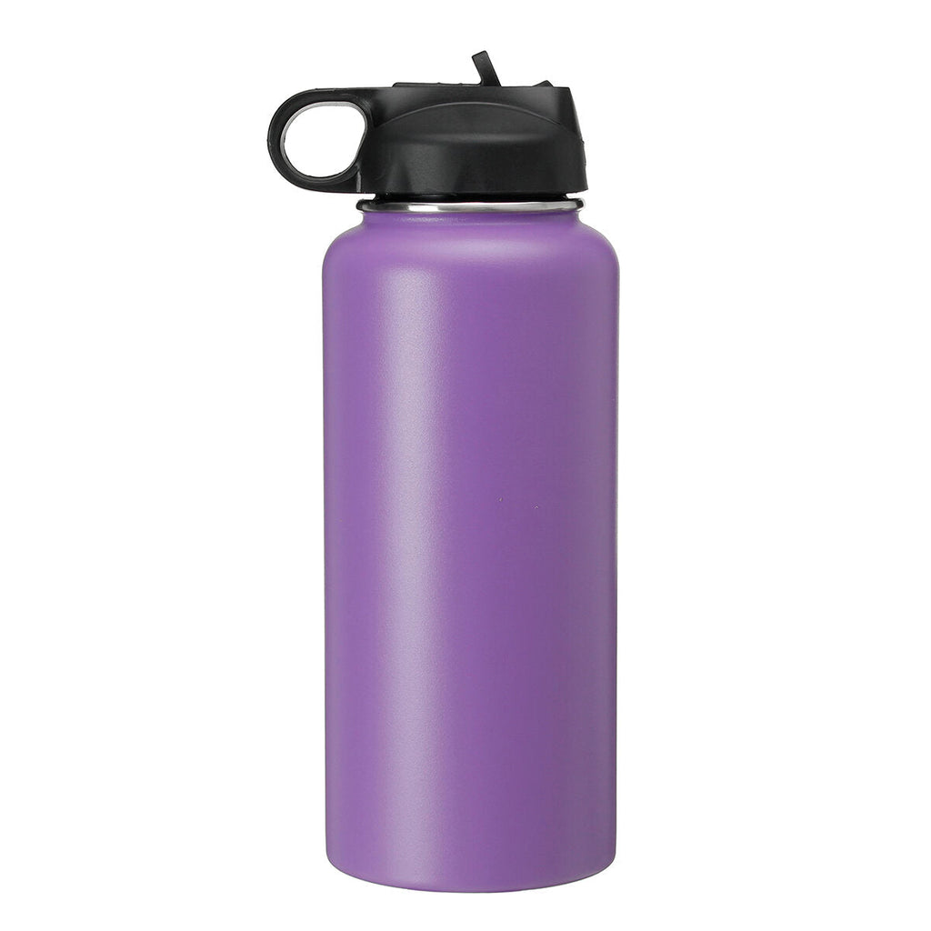 Women 946ML Portable Stainless Steel Thermos Vacuum Cup Outdoor Camping Traveling Water Bottle 32 Ounce Men Sports Water Cup