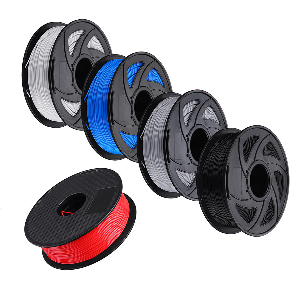 Gray/Black/White/Blue/Red 1KG/Roll 1.75mm PLA Filament for RepRap 3D Printer