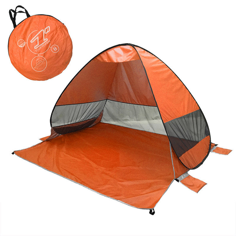 Fully Automatic P0P-UP Tent 2 Second Quick Open Beach Tent With Storage Bag Portable UV Protection Sunshade