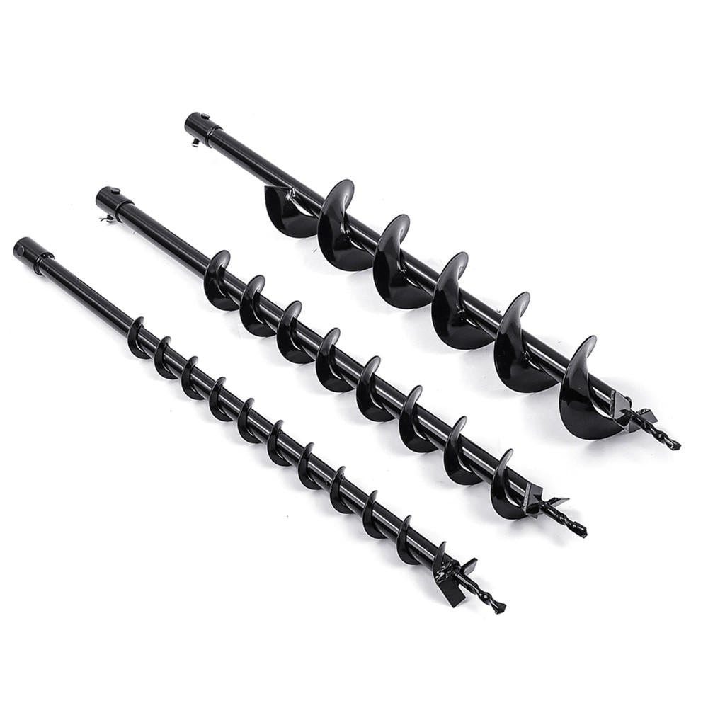 40/60/100mm x 800mm Earth Auger Drill Bit Fence Borer For Petrol Post Hole Digger Garden Tool