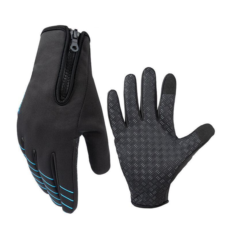 Full Finger Cycling Motorcycle Bike Windproof Gloves Touch Screen Anti-slip Ride Bicycle