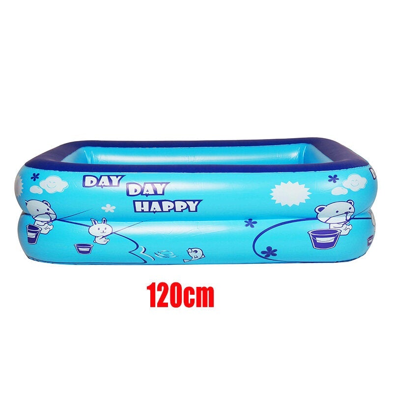 1.2/1.3/1.5M Large Inflatable Anti-slip Swimming Pool Outdoor Children Paddling Bathtub