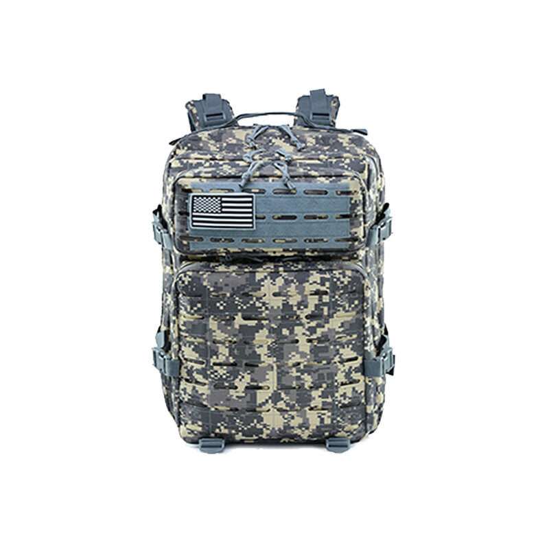 55L Outdoor Military Molle Tactical Army Rucksack Waterproof Zipper Large Capacity Backpack Camping Hiking Trekking Gear Bag