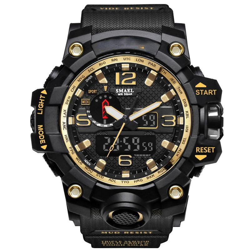 Waterproof Sport Dual Display Watch