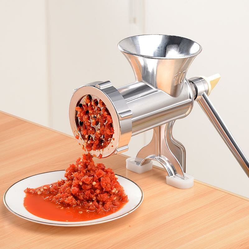 Meat Grinder Sausage Filler Stainless Steel Manual Filling Machine for Pork Beef Fish Chicken Rack Pepper