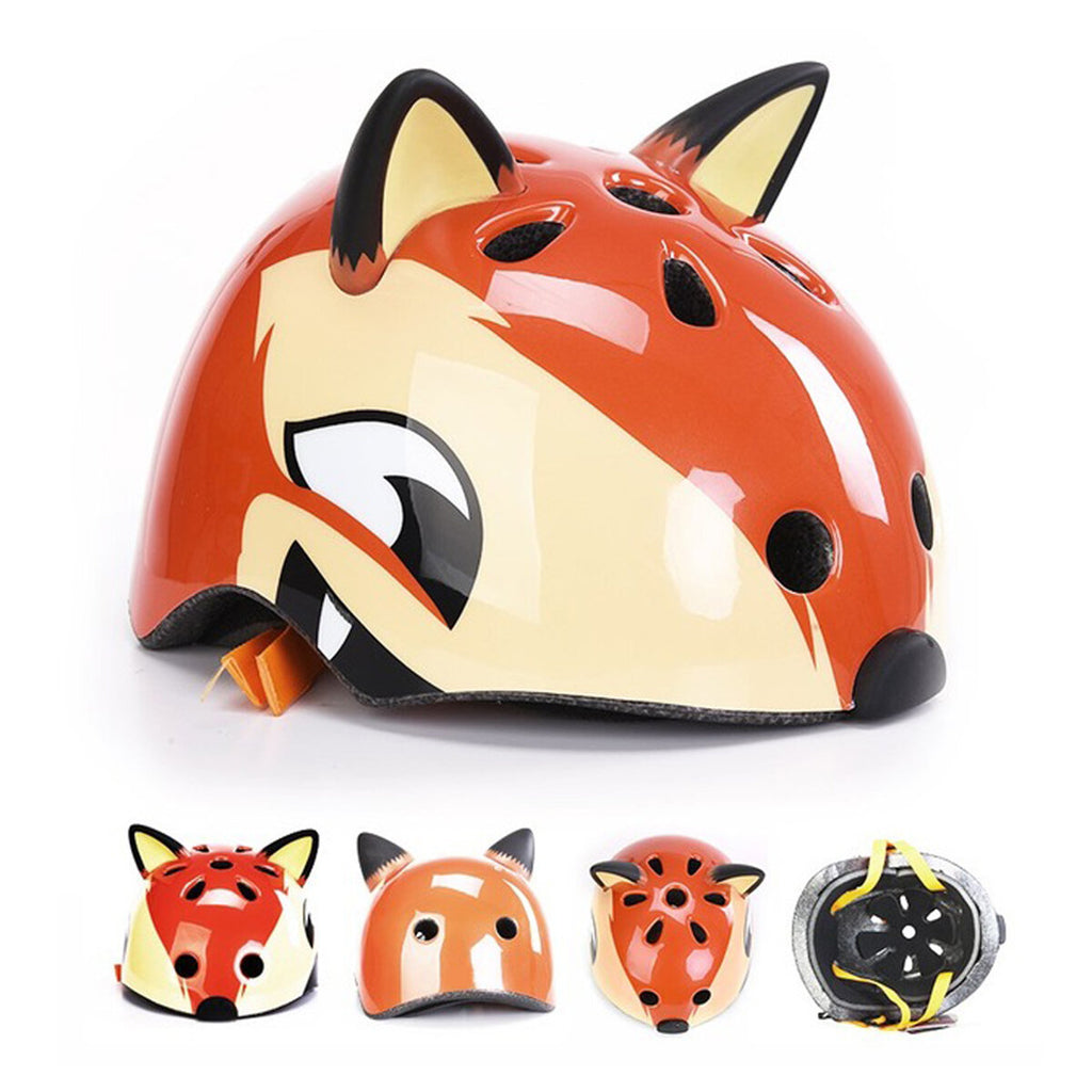 Cartoon Kids Animal Bike Safety Helmet Children Eps Bicycle Skating Protetive Helmets Outdoor Sport Protetive Accessories