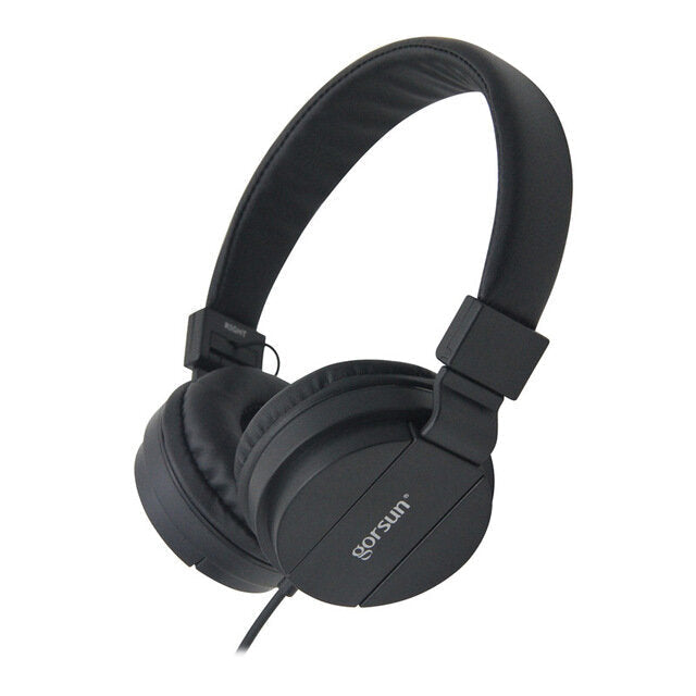 Gaming Headset Wired Surround Bass Stereo Headphone Foldable 3.5mm AUX Stretching Over-head Headphone